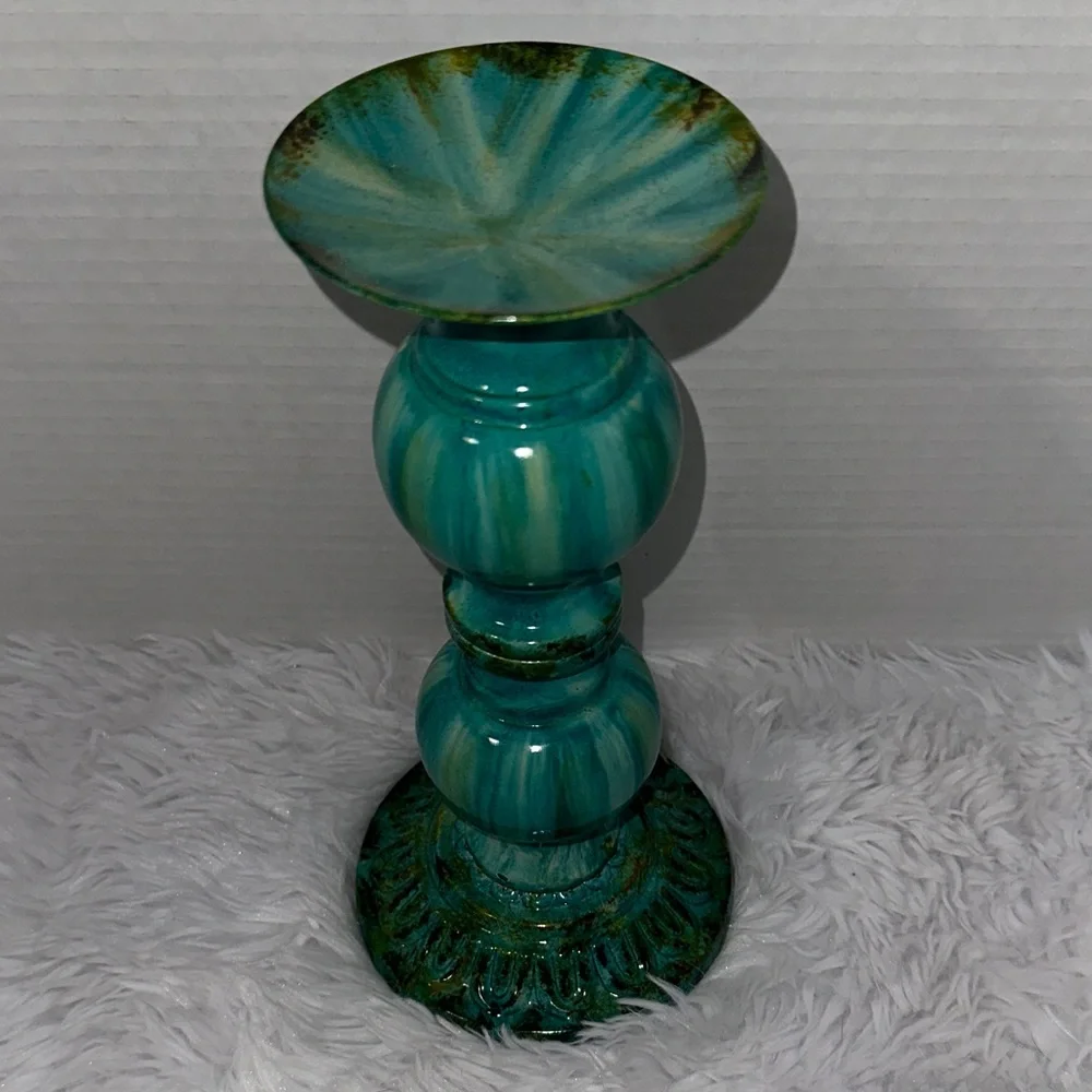 Pier 1 Turquoise Candle Holder Pier One Imports